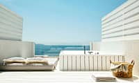 Dubblettrum juniorsvit med havsutsikt