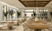 Bufférestaurang, bilden är en illustration och kan komma att ändras