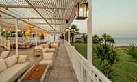 À la carte-restaurang på stranden