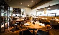 À la carte-restaurang med italienska och internationella rätter