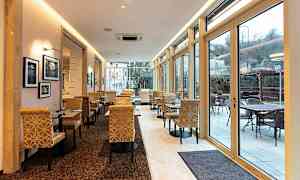 Restaurang med terrass