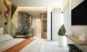 Enrumslägenhet superior med balkong. Bilden är en illustration och kan komma att ändras