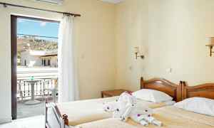 Dubbelrum mot bergen