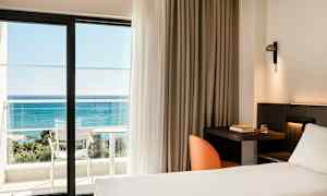 Dubbelrum med havsutsikt