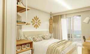 Dubbelrum med balkong på övre våningarna