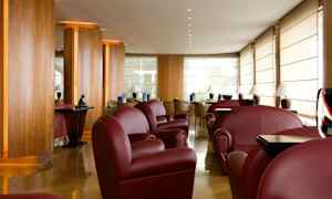 Sittområde i lobbyn