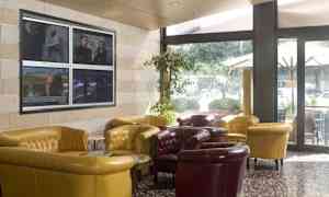 Sittområde i lobbyn