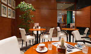 Sittområde i lobbyn