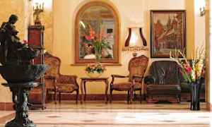 Sittområde i lobbyn