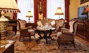 Sittområde i lobbyn