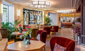 Sittområde i lobbyn