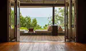 Sittområde i lobbyn