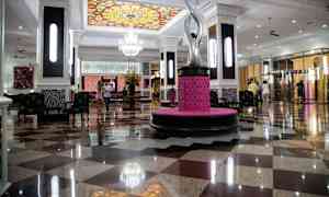 Sittområde i lobbyn