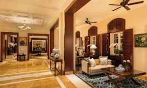 Sittområde i lobbyn