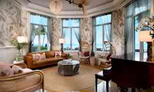 Sittområde i lobbyn