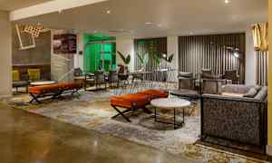 Sittområde i lobbyn