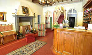 Sittområde i lobbyn