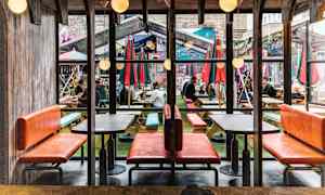 Sittområde i lobbyn