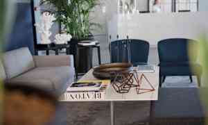 Sittområde i lobbyn