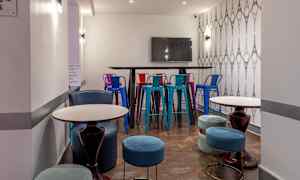 Sittområde i lobbyn