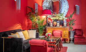 Sittområde i lobbyn