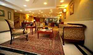 Sittområde i lobbyn