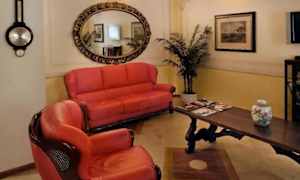 Sittområde i lobbyn