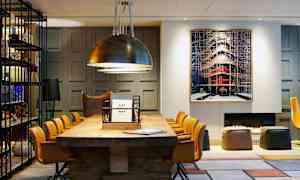 Sittområde i lobbyn