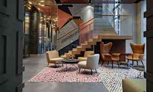 Sittområde i lobbyn