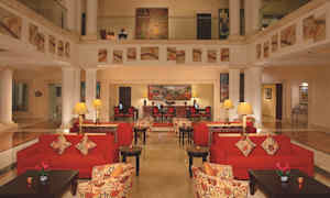 Sittområde i lobbyn