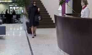 Sittområde i lobbyn