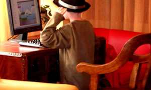 Sittområde i lobbyn