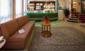 Sittområde i lobbyn