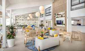 Sittområde i lobbyn