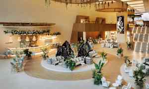 Sittområde i lobbyn