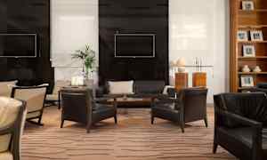 Sittområde i lobbyn