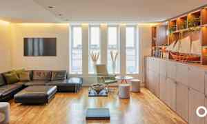 Sittområde i lobbyn