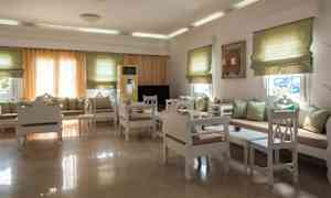 Sittområde i lobbyn