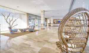 Sittområde i lobbyn