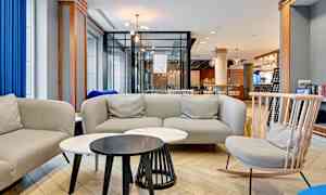 Sittområde i lobbyn