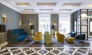 Sittområde i lobbyn