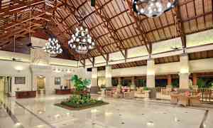 Sittområde i lobbyn