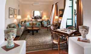 Sittområde i lobbyn