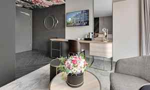 Sittområde i lobbyn