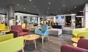 Sittområde i lobbyn