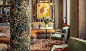 Sittområde i lobbyn