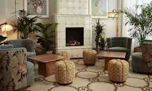 Sittområde i lobbyn