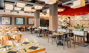 Bufférestaurang med spanska rätter