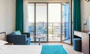 Dubbelrum med balkong - möjligt med extrabädd