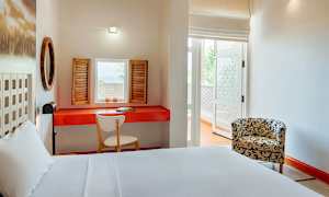 Standardrum med havsutsikt